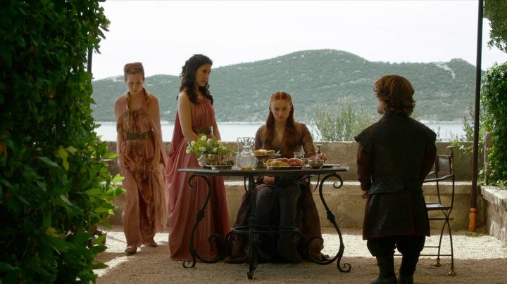 Sansa and Tyrion speak about her dead family