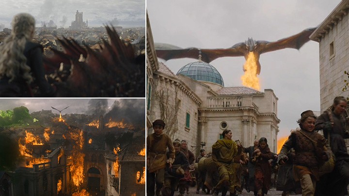Daenerys burned King's Landing to the ground.