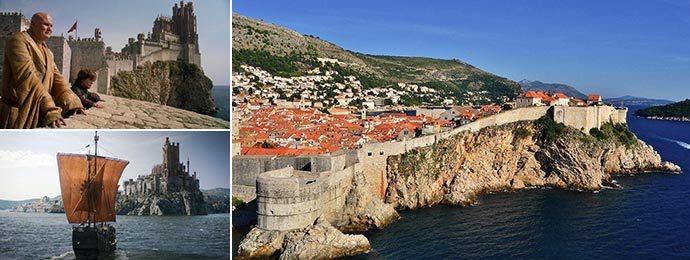 Seaside Wall used as the King's Landing walls
